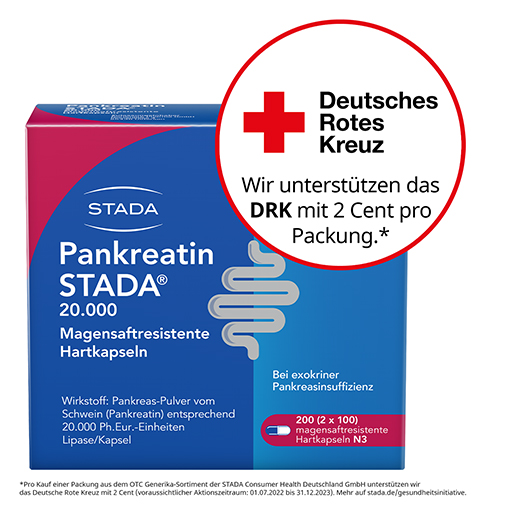 PANKREATIN STADA 20.000 magensaftres.Hartkapseln  200 St
