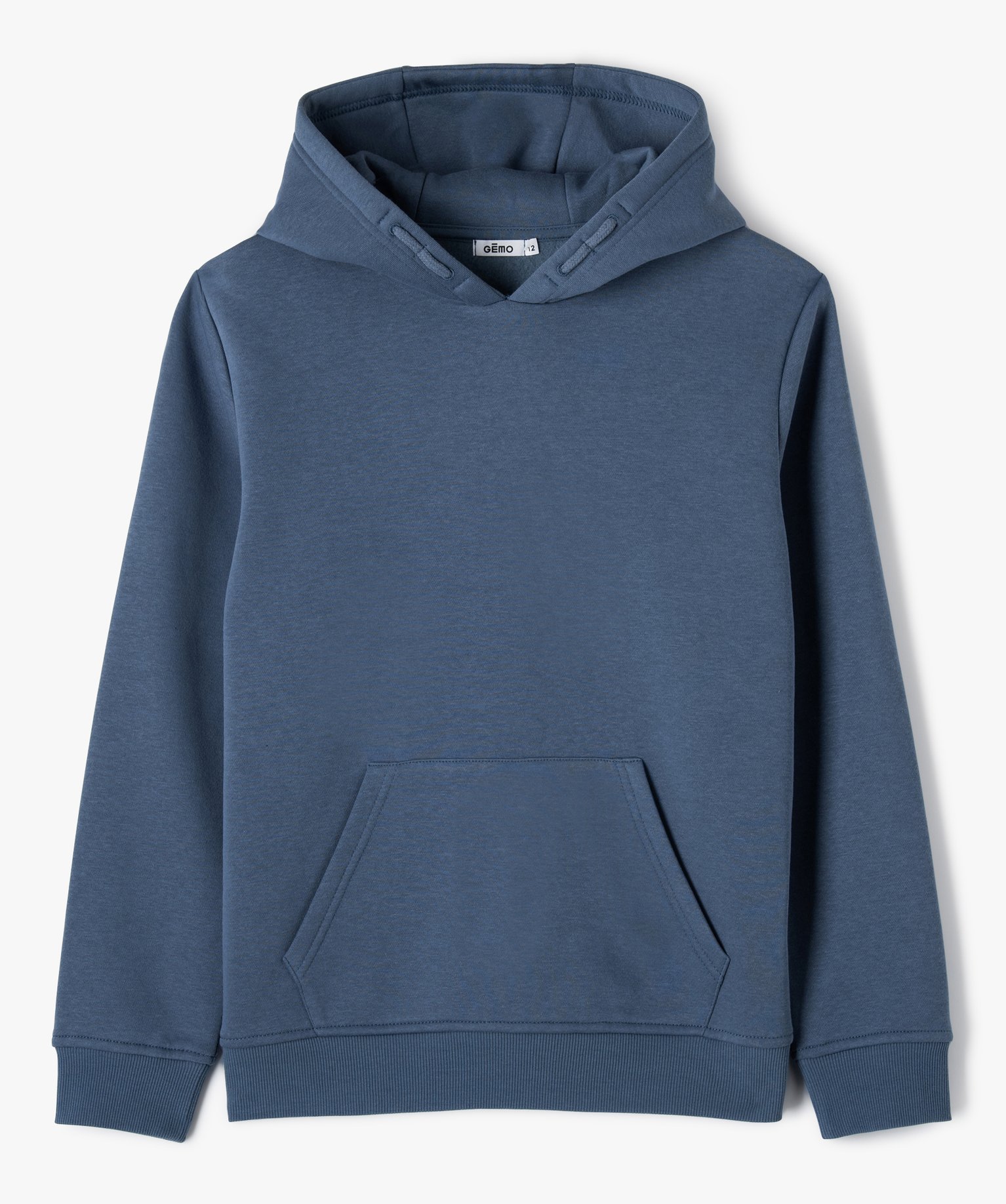 Sweat molletonné à capuche Garçon bleu | GEMO