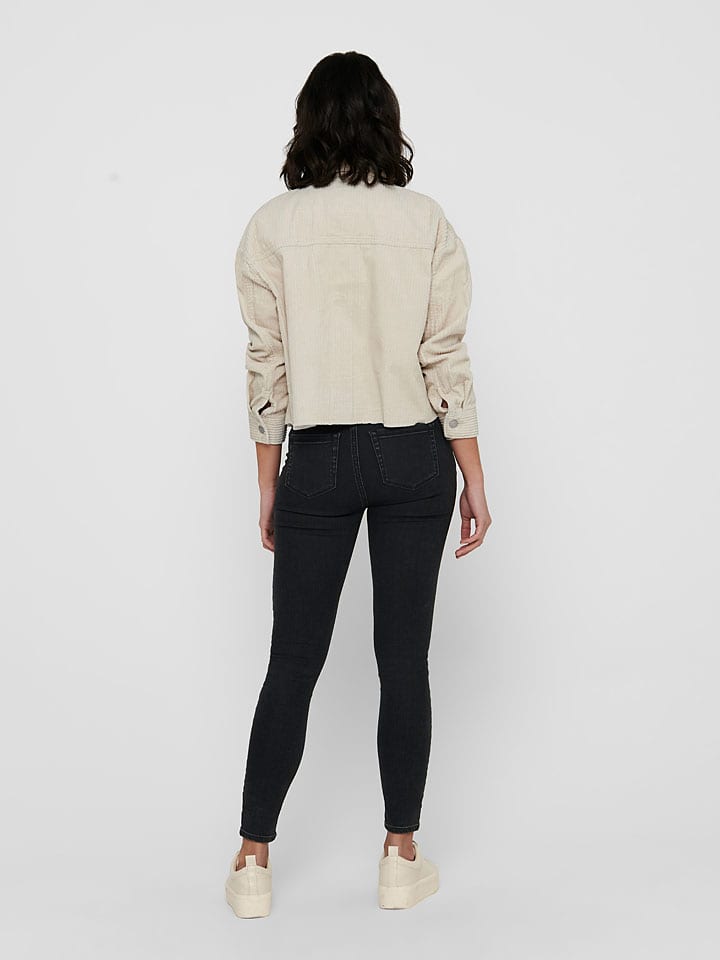 ONLY Jeansjacke in Beige günstig kaufen