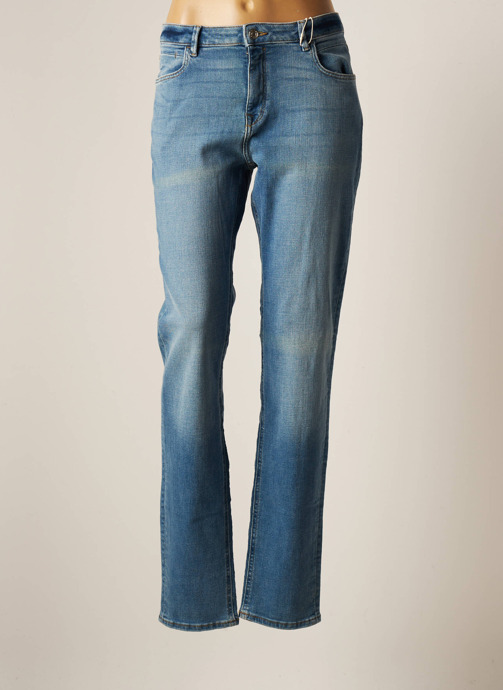 Esprit Jeans Coupe Slim Femme couleur bleu
