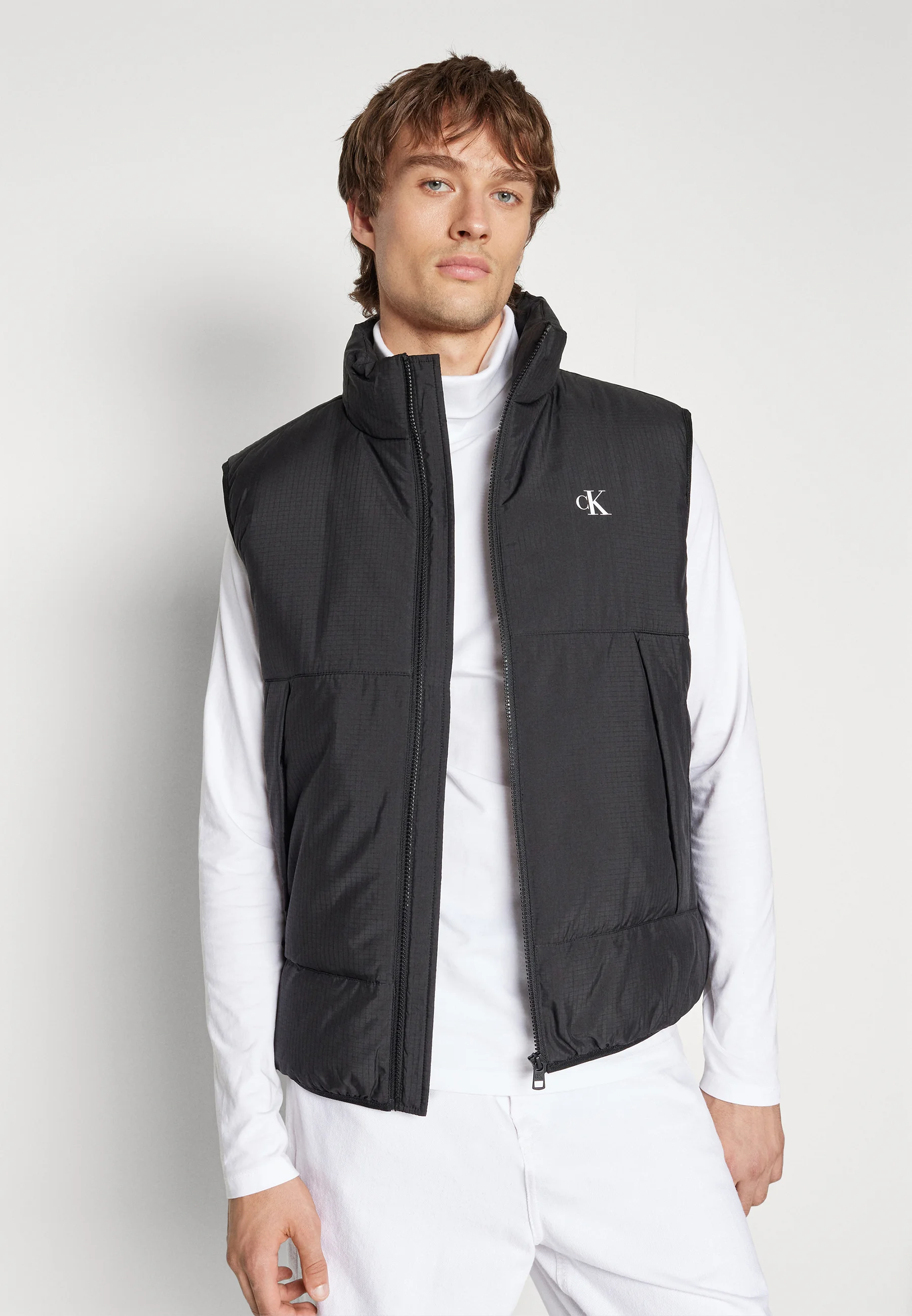 Chaleco acolchado ligero Calvin Klein Jeans - Sin mangas