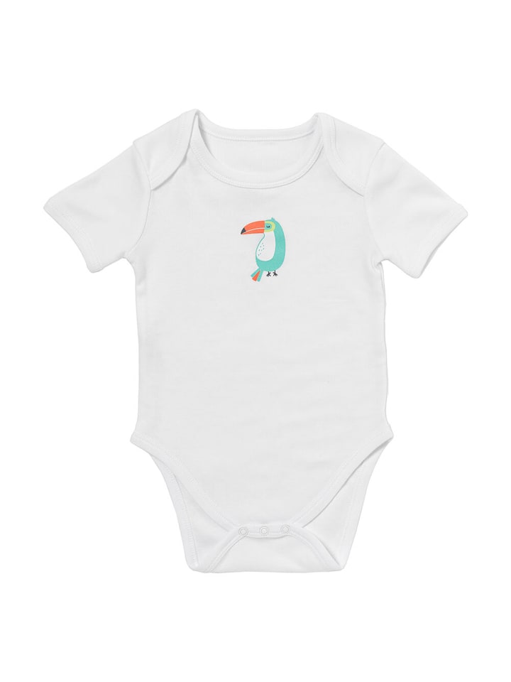 Schlummersack Bio Baby-Bodys kurzarm 5er-Pack in Grün günstig kaufen