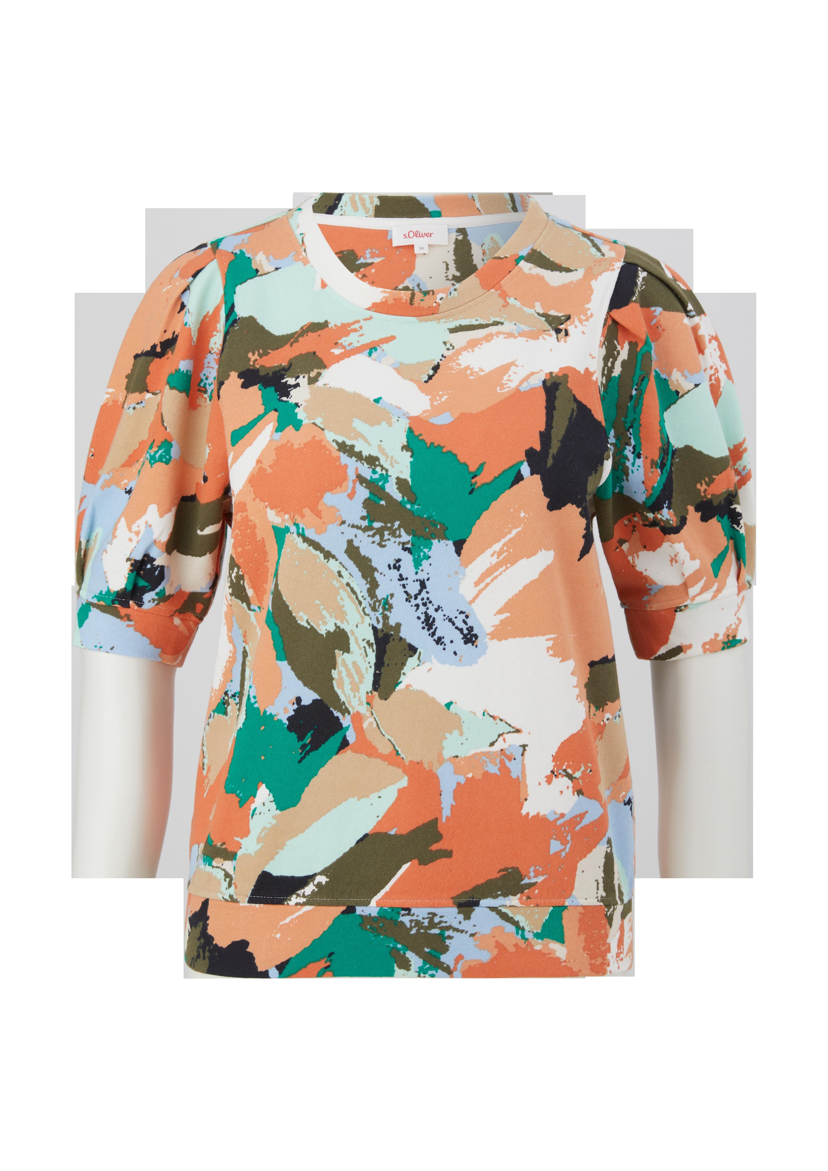 Sweatshirt mit kurzen Puffärmeln  2129505-77B2