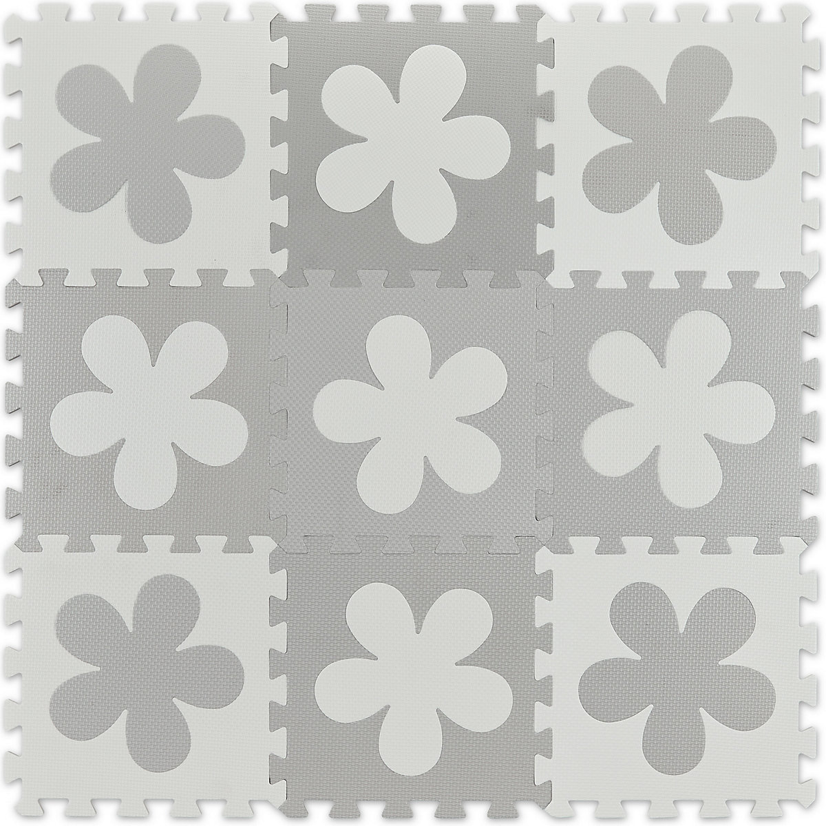 Puzzlematte Blumenmuster