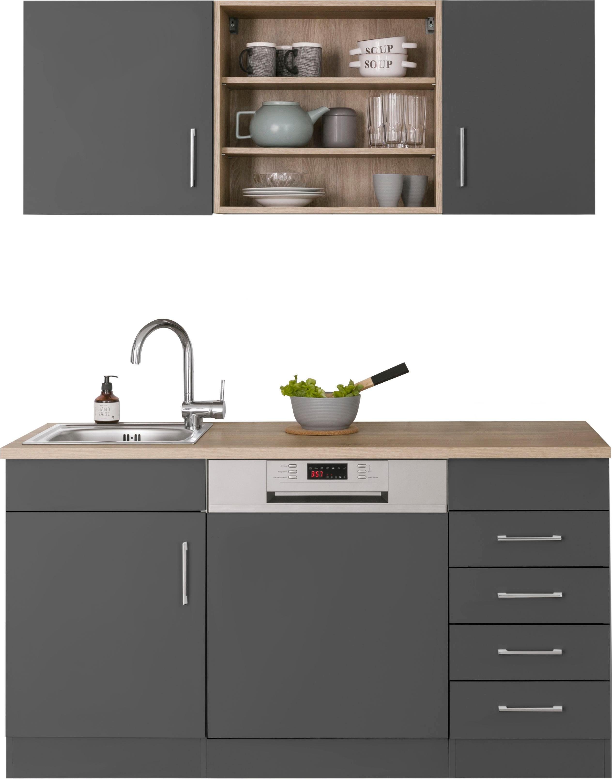 HELD MÖBEL Küche Mali, Breite 150 cm, mit E-Geräten