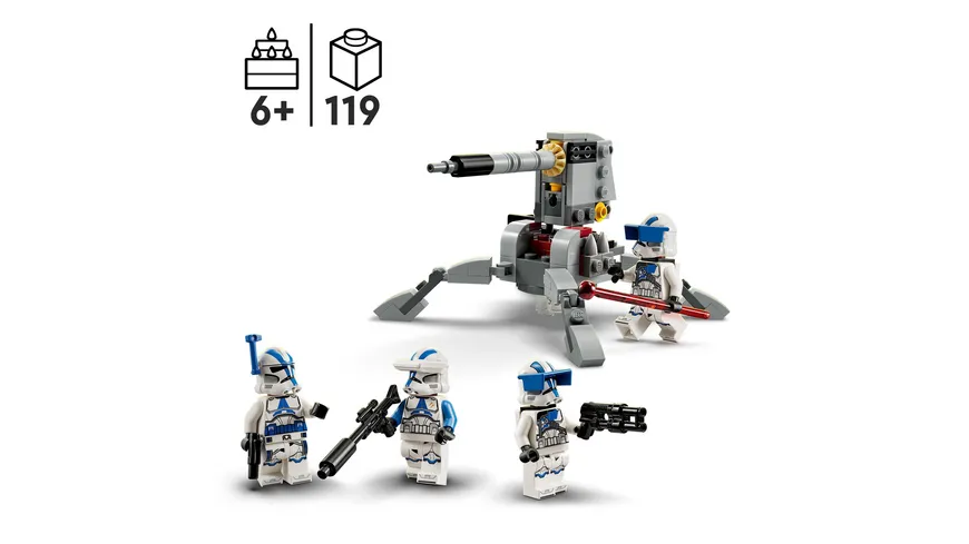 LEGO Star Wars 75345 501st Clone Troopers Battle Pack Set mit Figuren