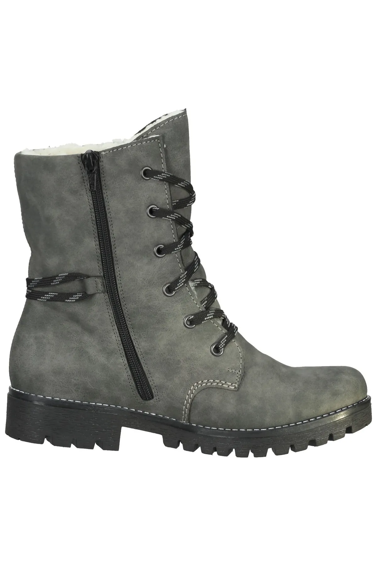 Rieker  Stiefelette - Grau - Blockabsatz