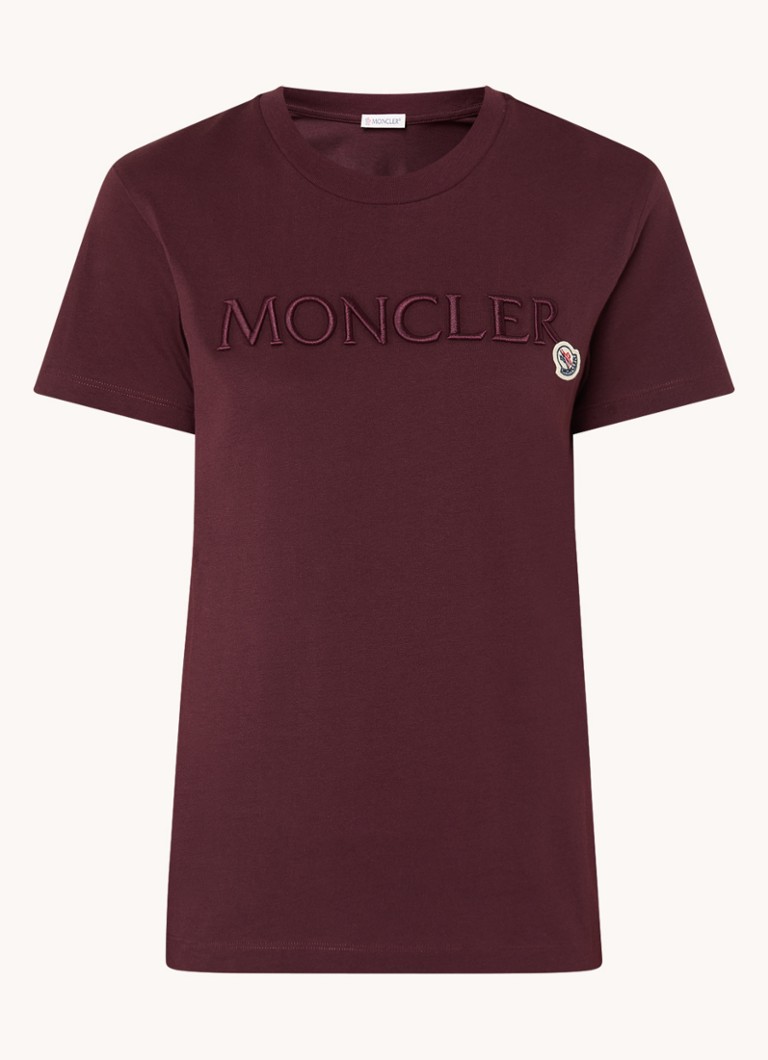 T-shirt Moncler con logo ricamato