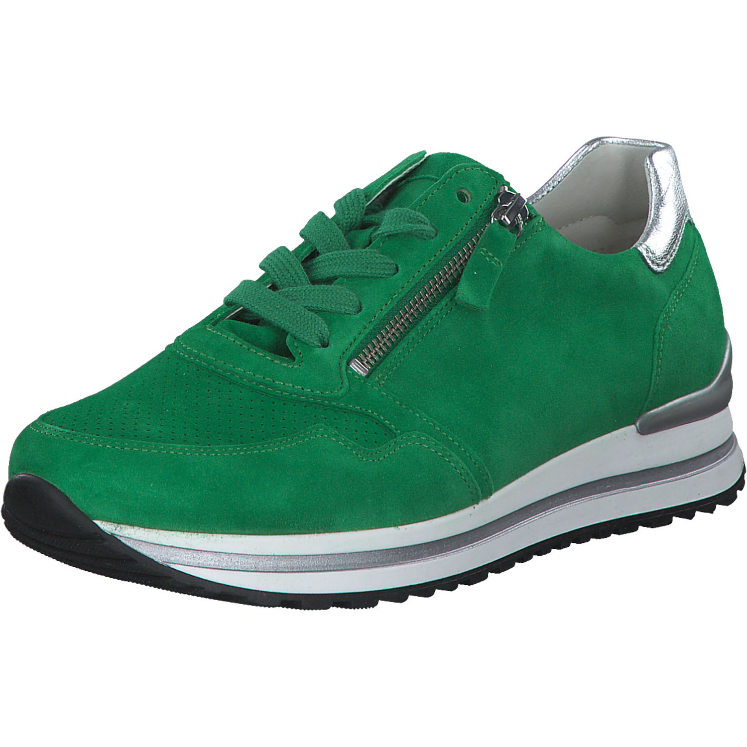 Gabor 26.528, Sneakers Low, Damen, verde/silber (pf)