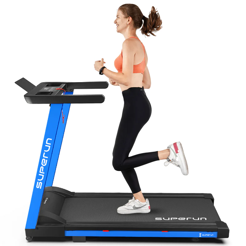 SupeRun AS01 Foldable Treadmill-Blue