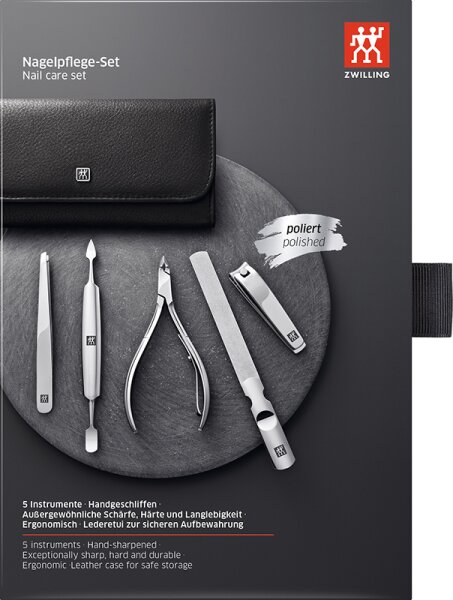 ZWILLING Beauty Classic Nagelpflege-Set - black Maniküre-Set