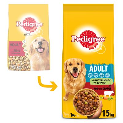 Pedigree Adult mit Rind & Gemüse