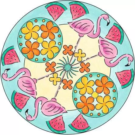 Mandala Designer Flamingo & Friends
