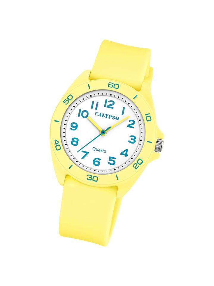 Calypso Analog-Armbanduhr Calypso Junior hellgelb mittel (ca. 36mm) günstig kaufen onesize