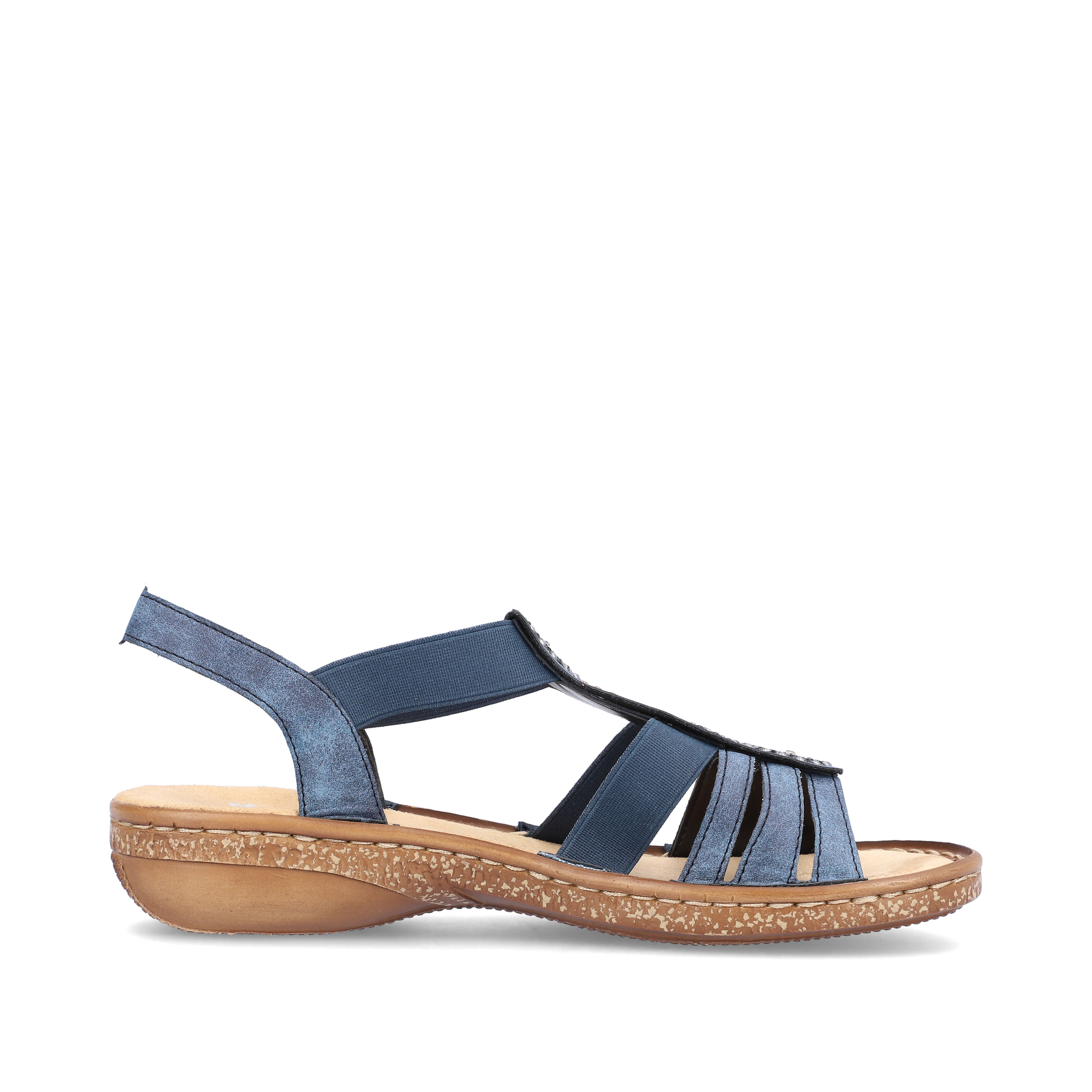 Rieker Damen Riemchensandalen marineblau