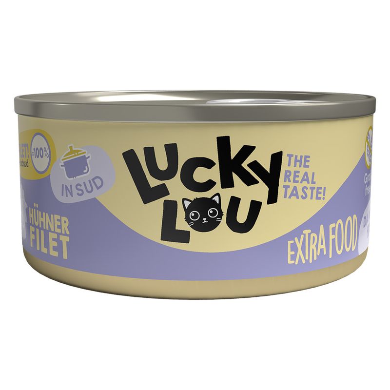 Sparpaket Lucky Lou Extrafood Filet in Brühe 36 x 70 g | bitiba %