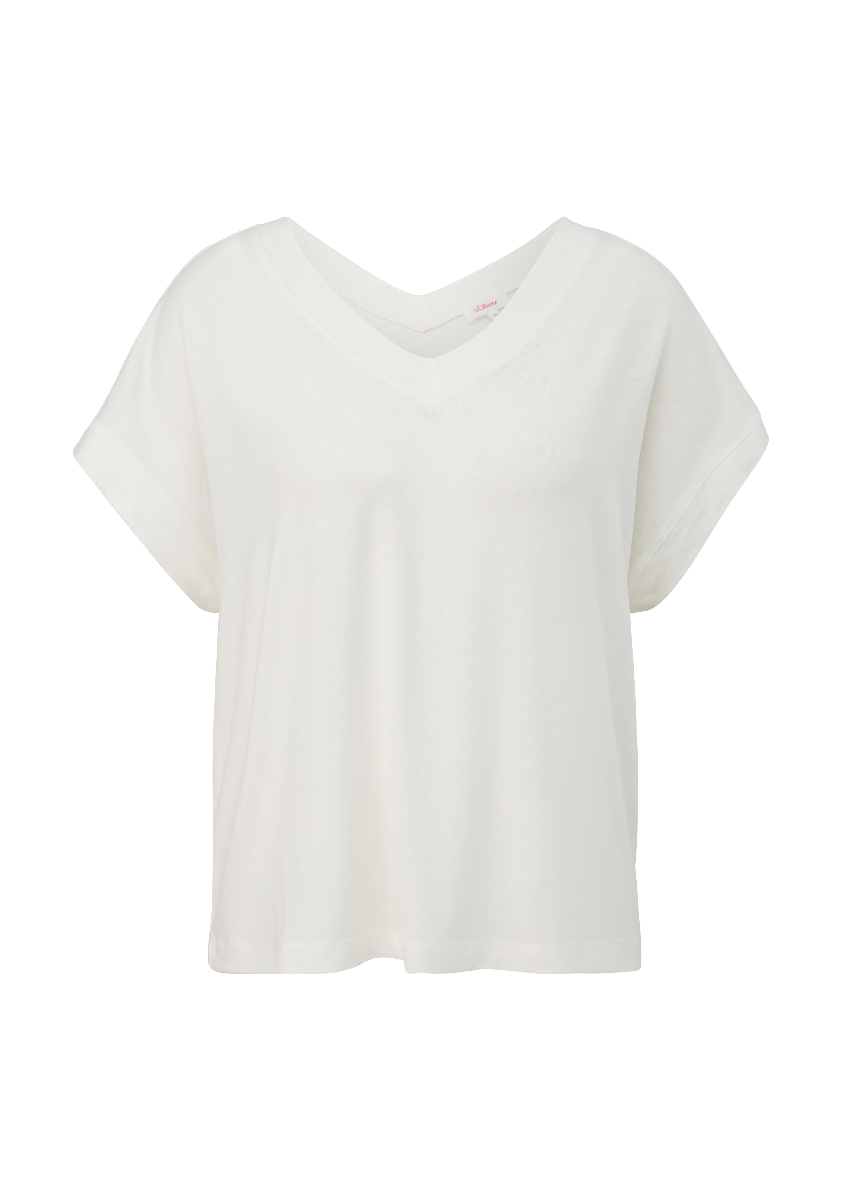 Shirt aus Leinenmix  2132876-0210