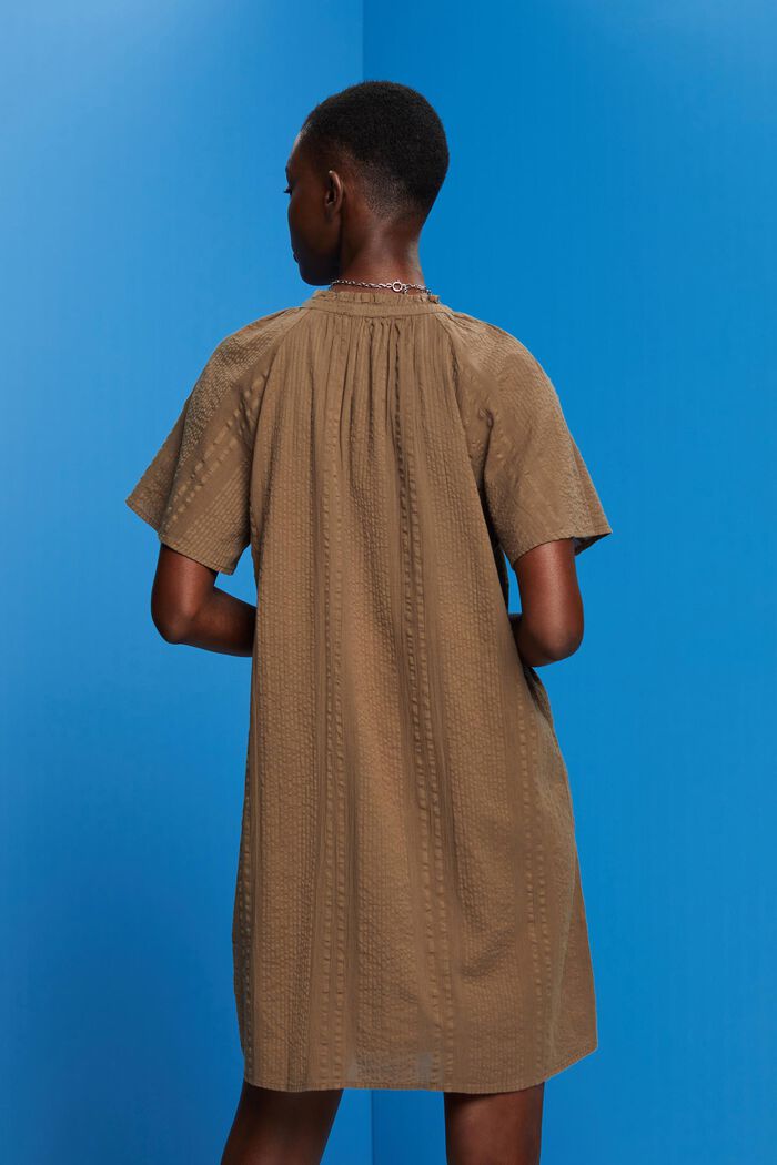 Kleid aus strukturierter Baumwolle