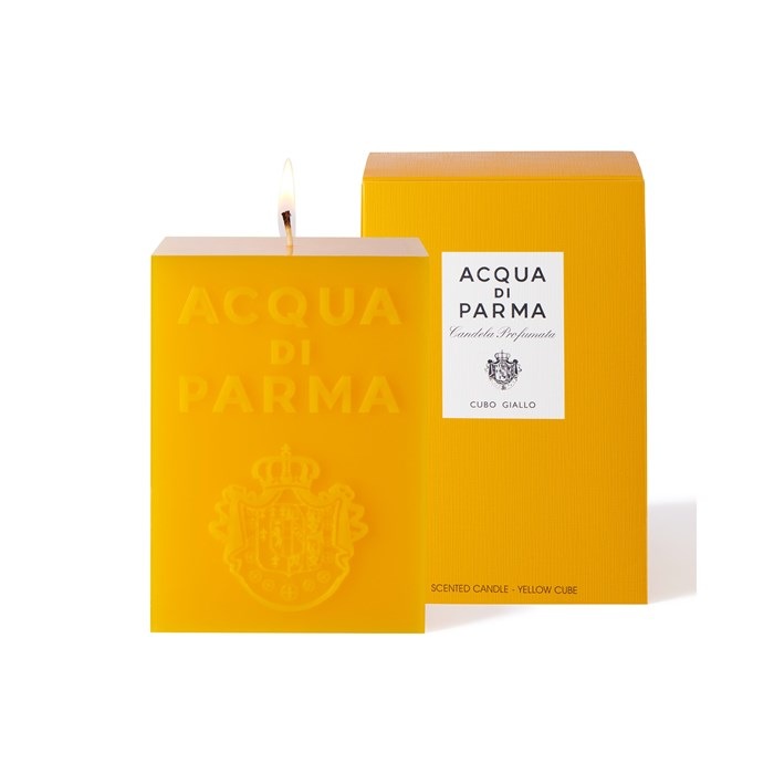 Gelbe Cube Candle Colonia