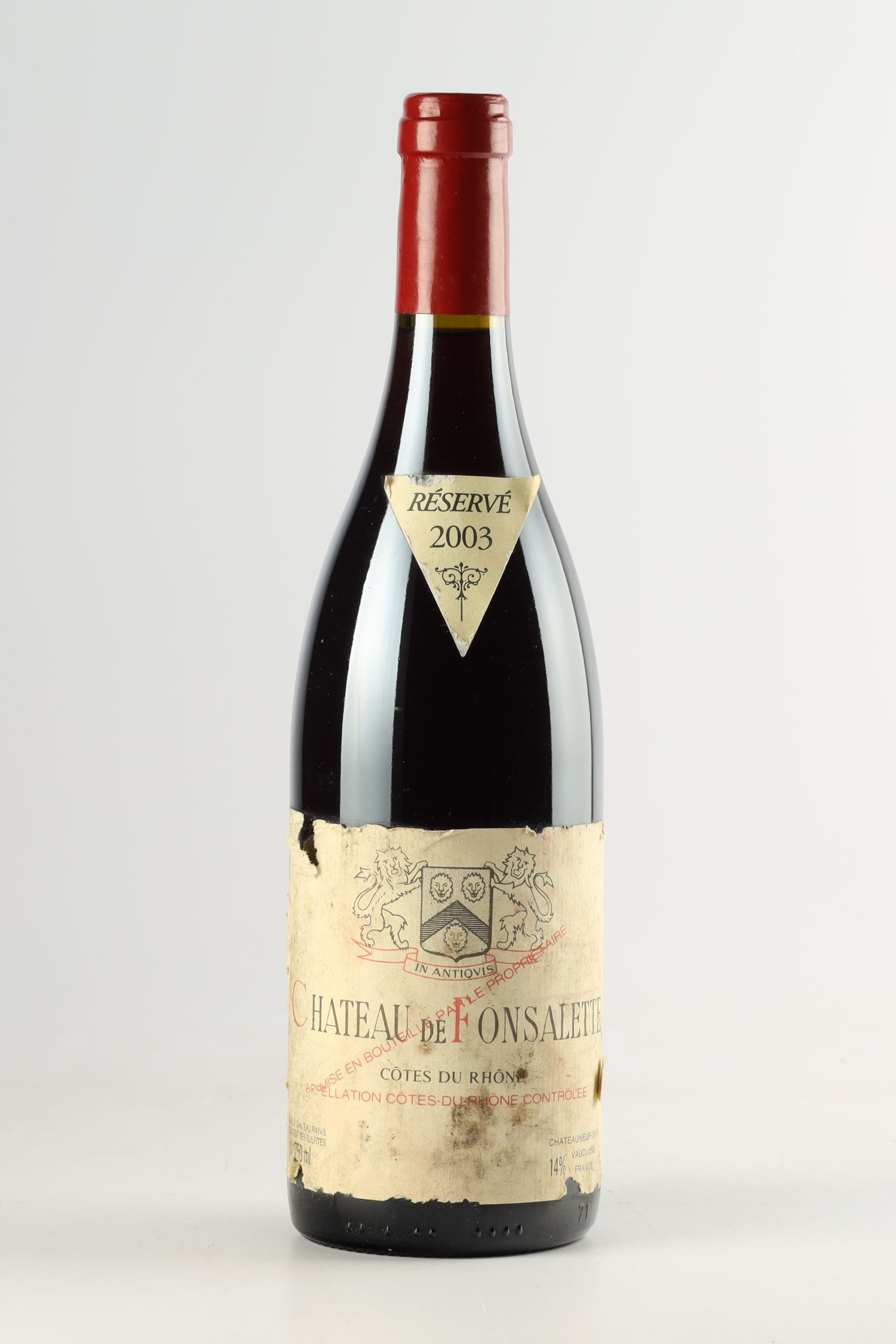 Château De Fonsalette 2003, Côtes du Rhone