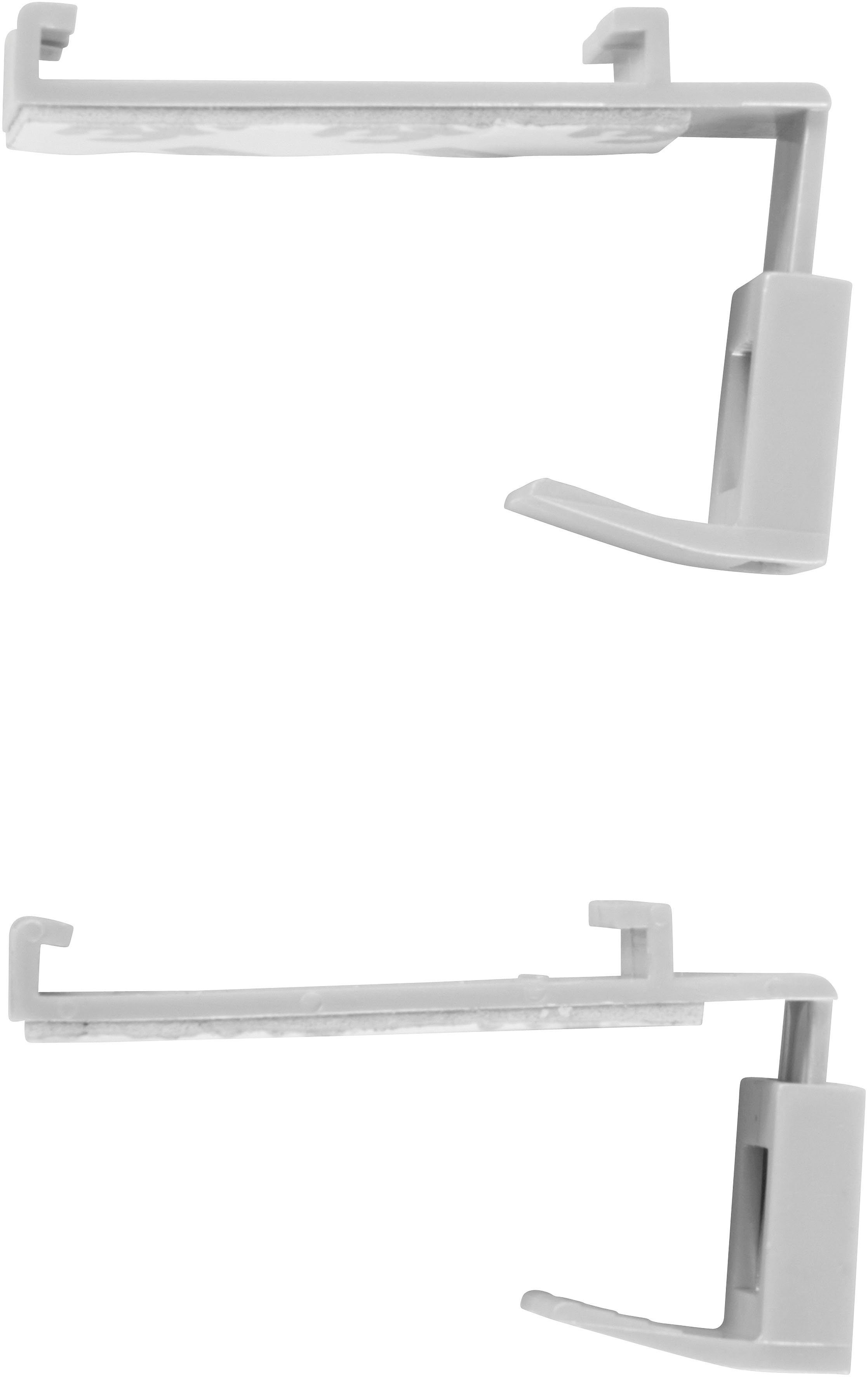 Doppelrollo Barrow, Bruno Banani, Lichtschutz, ohne Bohren, freihängend, Klemmfix, Klemmfix, im Fixmaß, Streifen, Farbverlauf, Klemmträger