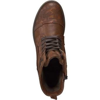 Mustang Schnürstiefelette in braun