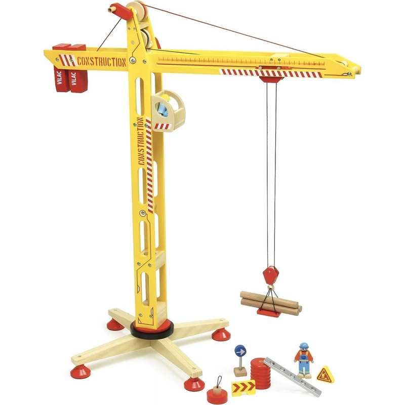 Grande grue en bois