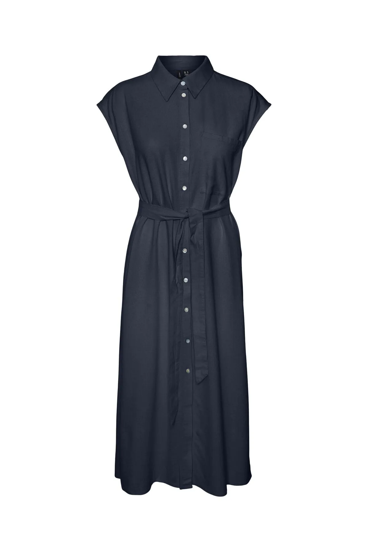 Vero Moda  Hemdblusenkleid VMMYMILO SL CALF SHIRT DRESS WVN GA