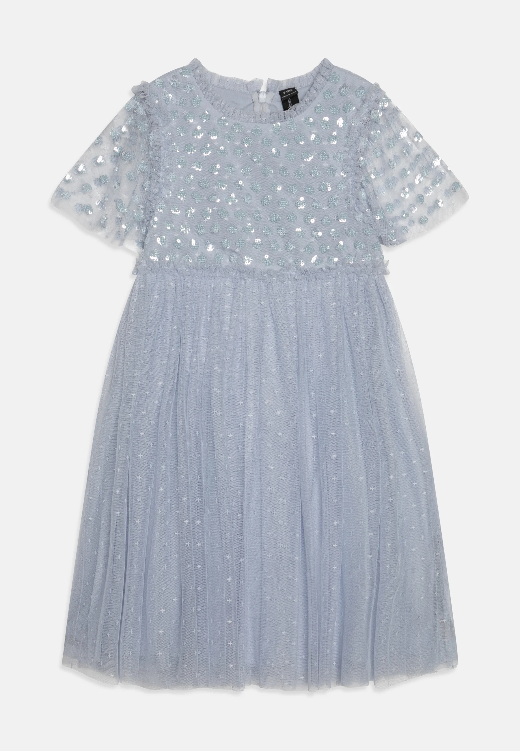 VESTIDO INFANTIL CON CORPORIZO DE LENTEJUELAS Y GOTAS DE LLUVIA DE Needle & Thread - Vestido elegante