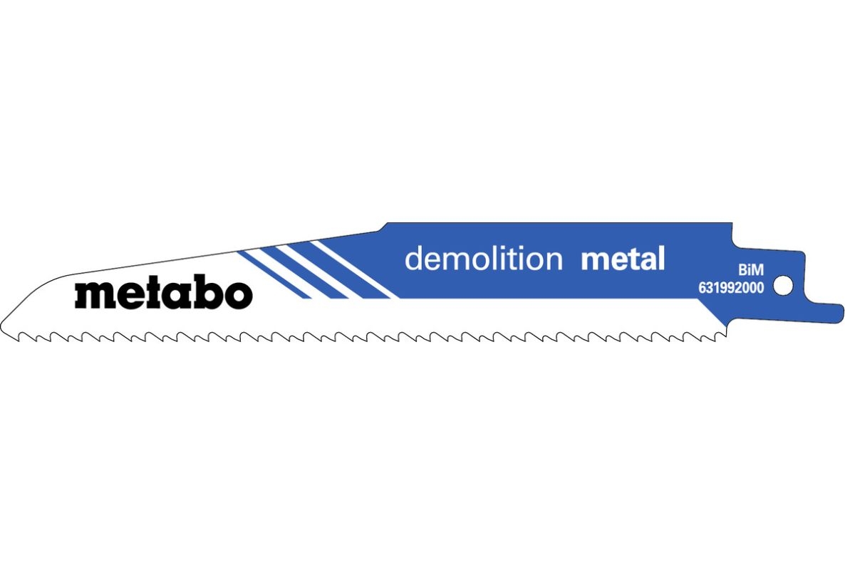 Metabo Zubehör 631992000 Säbelsägeblätter (5 Stück) BiM 150x1,6 mm/2,9