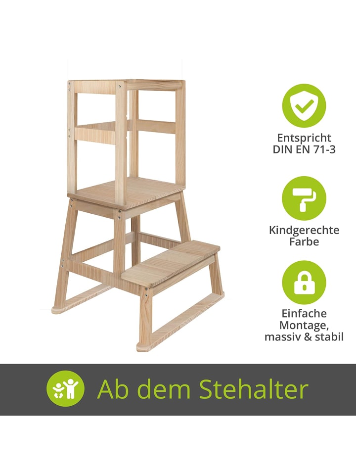 BOMI Lernturm Swubi in Naturbelassen günstig kaufen onesize