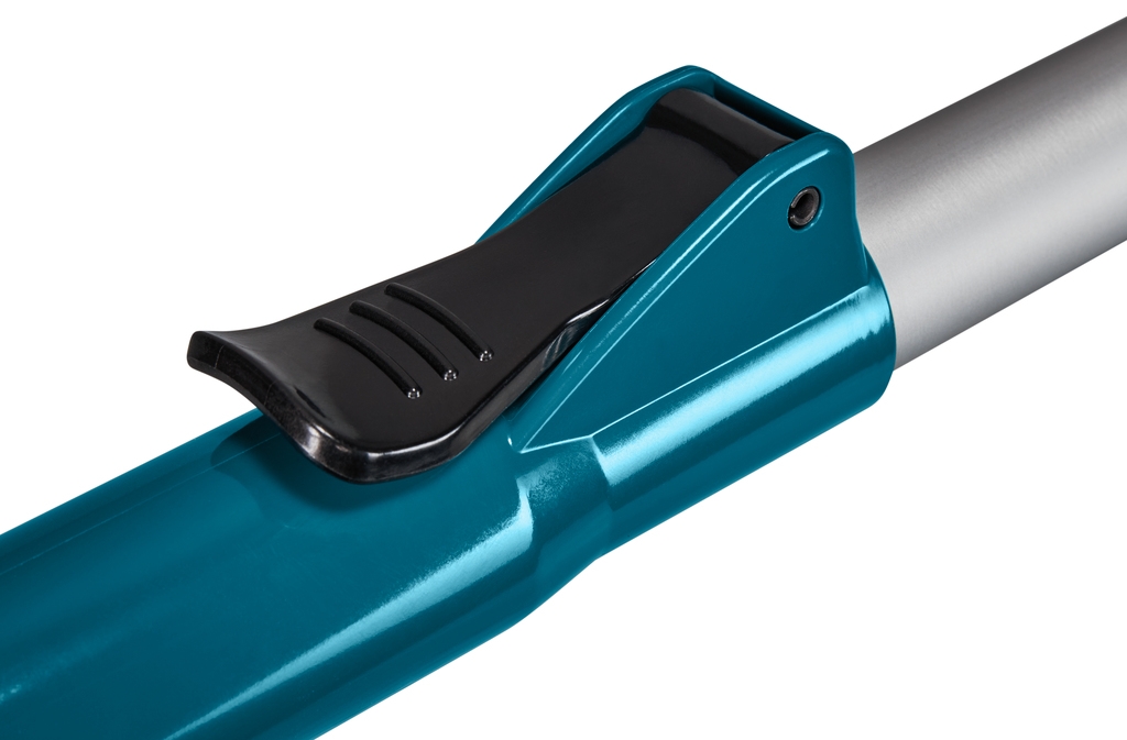 Cortasetos de pértiga inalámbrico Makita DUN461WZ de 18 V y 46 cm (baterías y cargador no incluidos).