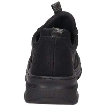 Rieker Slip On Sneaker in schwarz