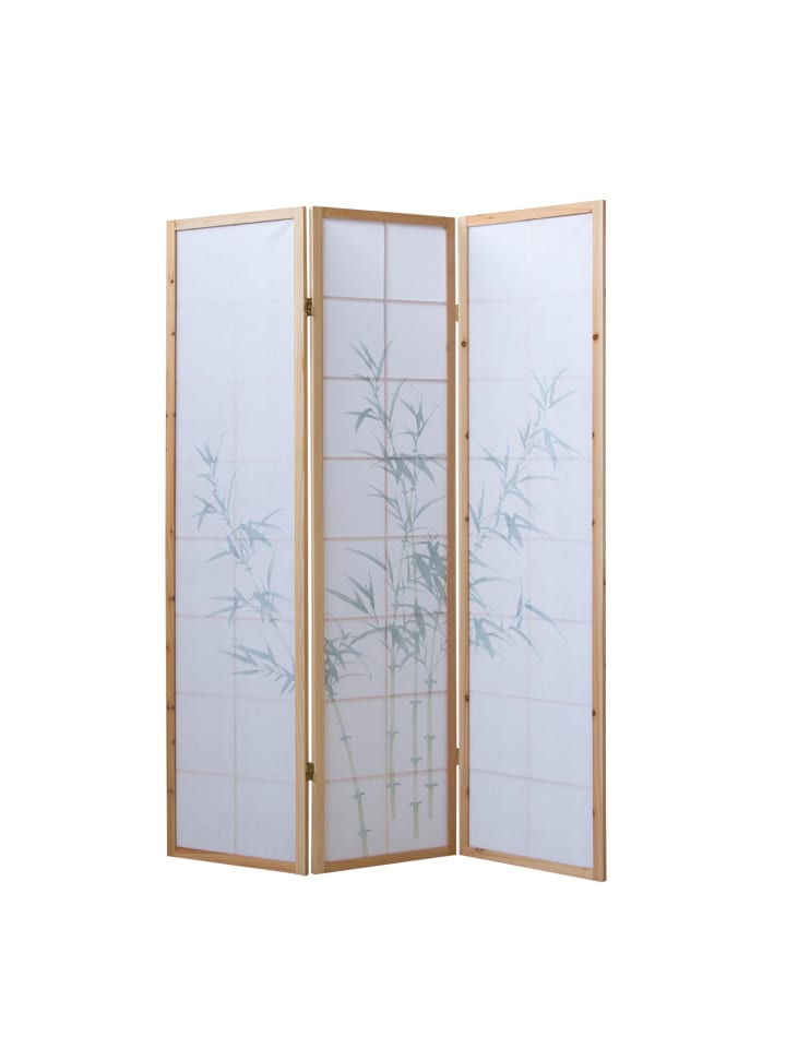 Homestyle4u 4-tlg. Paravent in Braun 132x175 günstig kaufen onesize