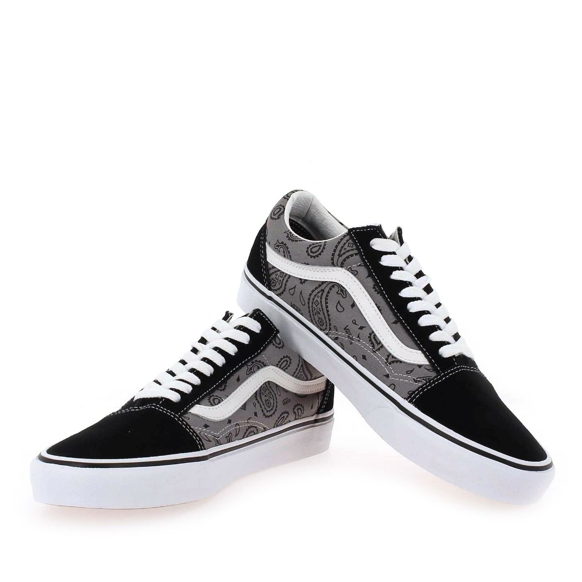 Vans  OLD SKOOL PAISLEY - Noir gris