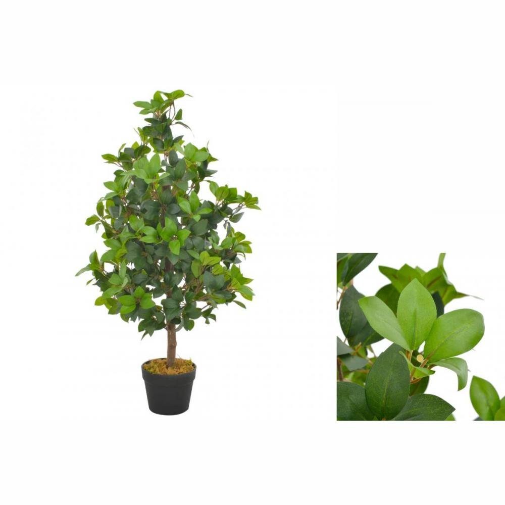 Künstliche Zimmerpflanze Künstliche Pflanze Lorbeerbaum mit Topf Grün 90 cm Pflanze realistisch, vidaXL, Höhe 0 cm