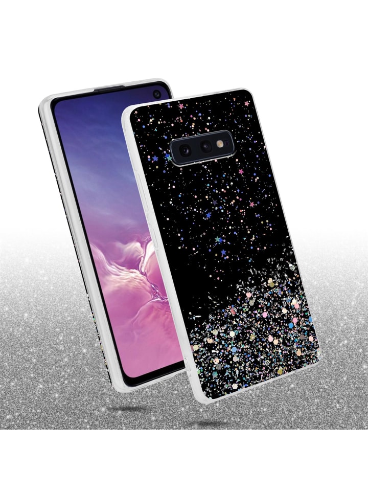 cadorabo Hülle für Samsung Galaxy S10e Glitter in Schwarz mit Glitter günstig kaufen onesize