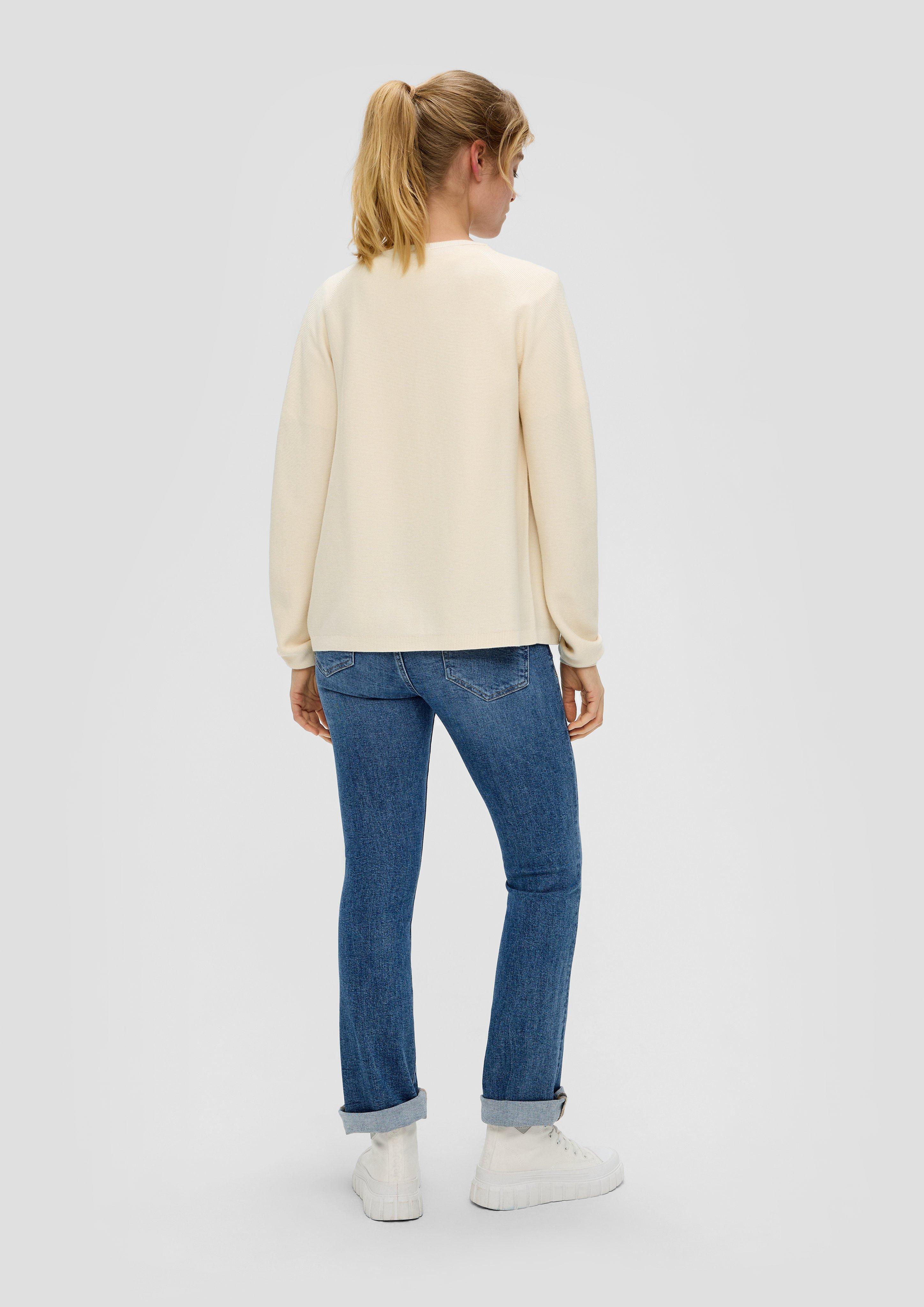 Feinstrickjacke aus Viskosemix  2144138-8105