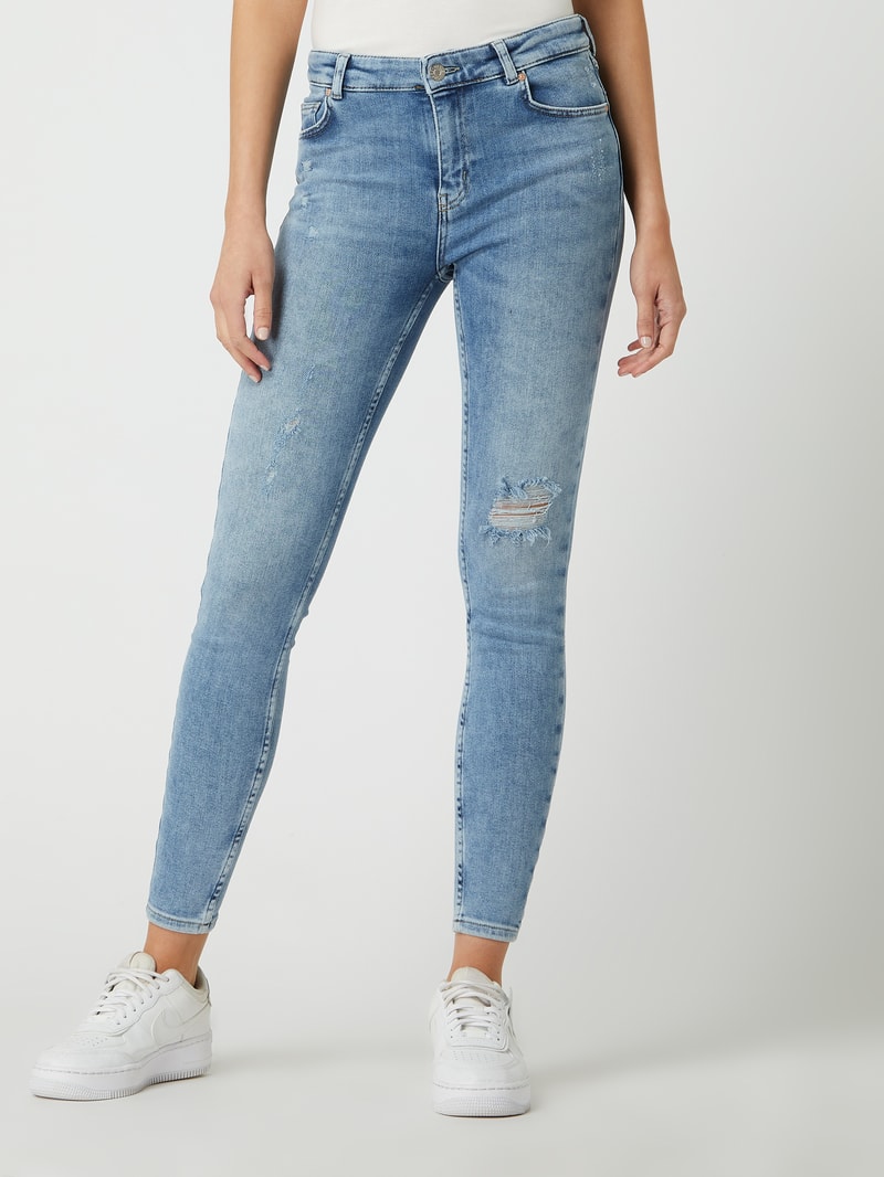 Skinny Fit Jeans mit Stretch-Anteil in hellblau