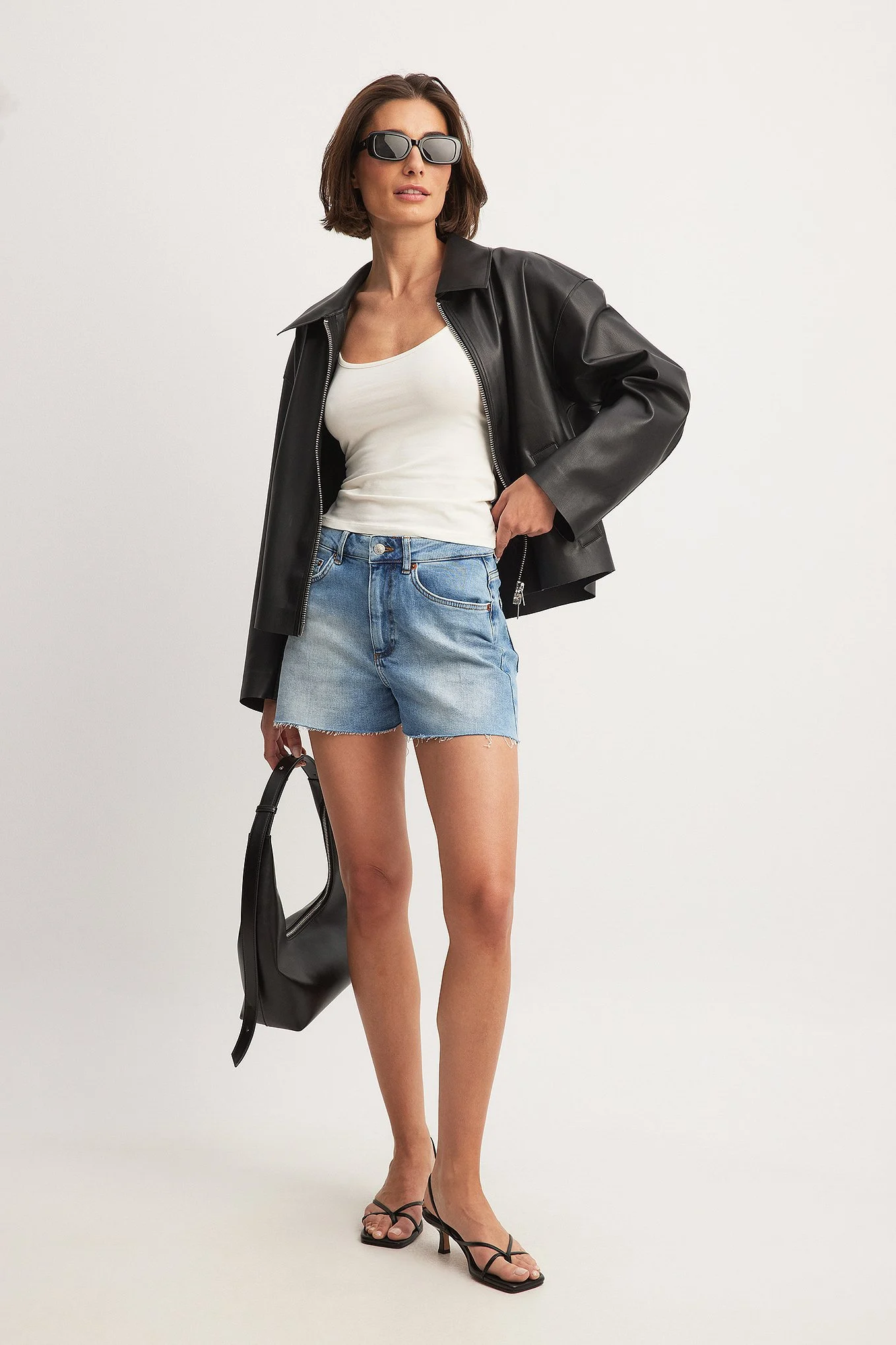 Stretch-Jeans-Shorts