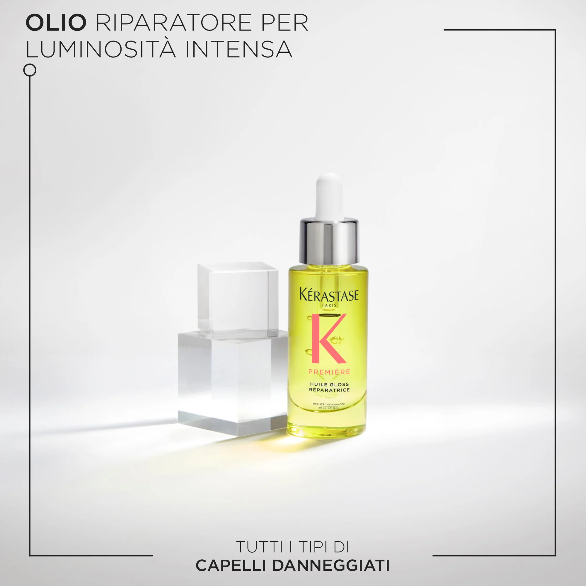 Première Huile Gloss Réparatrice – plaukų aliejus, plaukų blizgesys