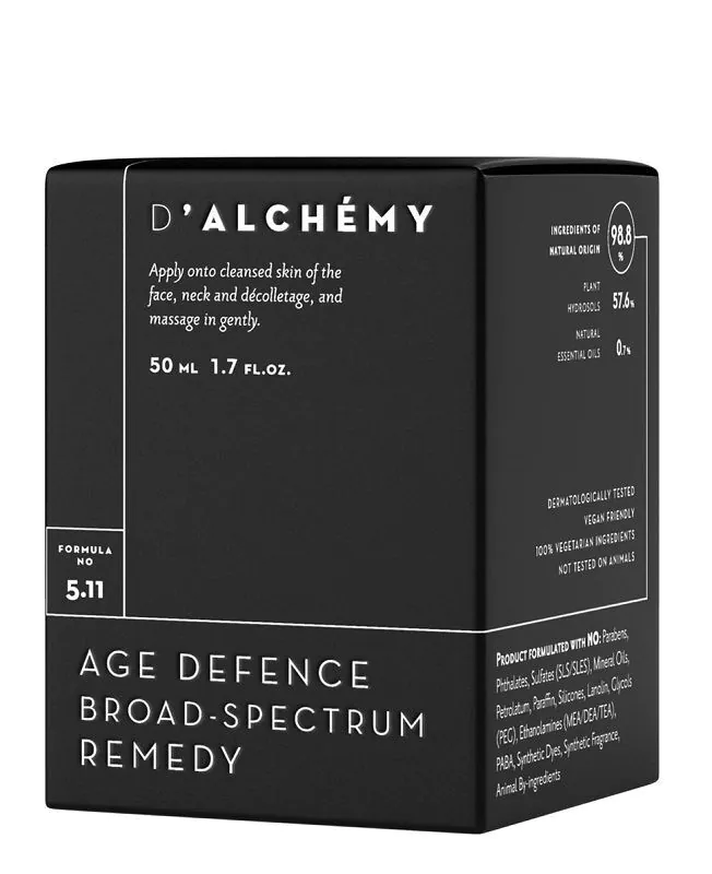 D'Alchemy Age Defense krema širokog spektra djelovanja za hormonalne promjene i promjenu boje kože