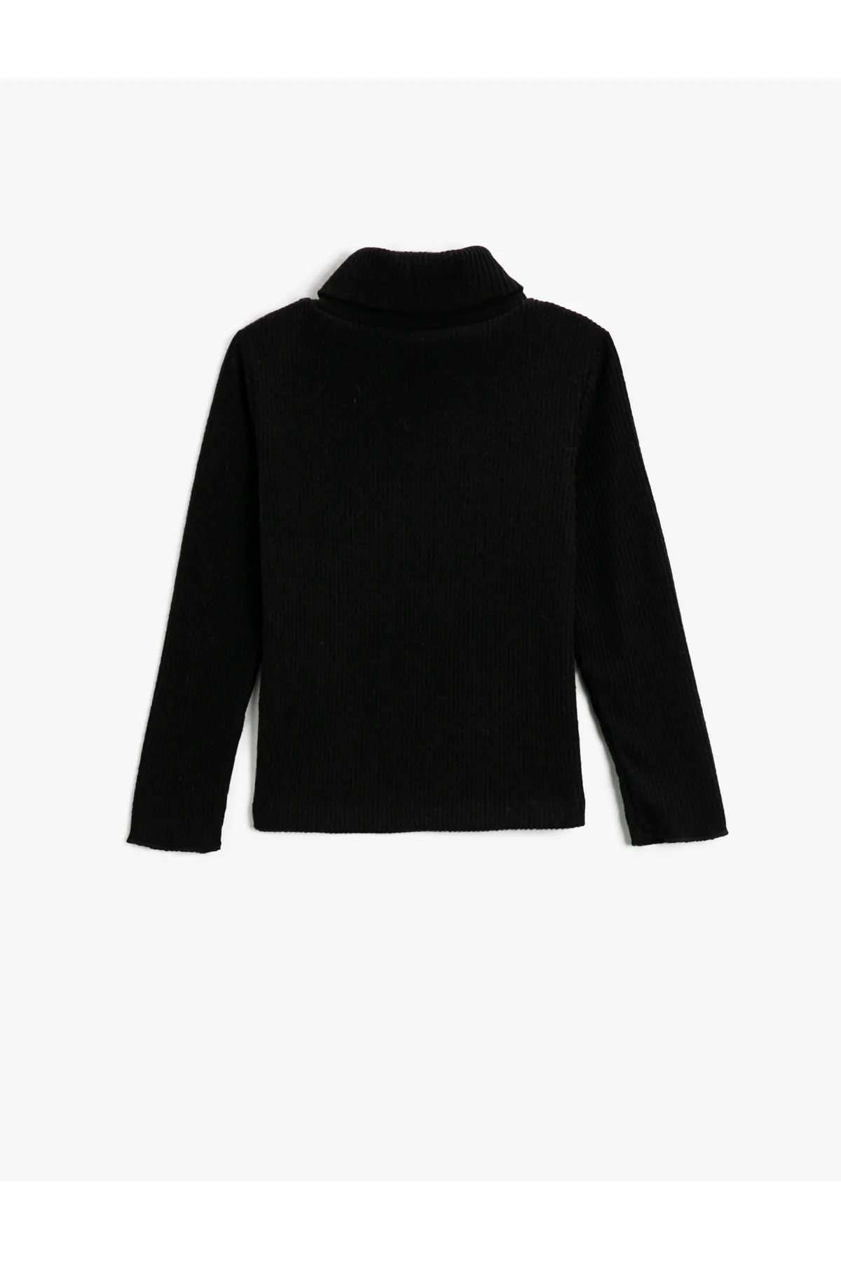 Koton  Basic-Rollkragen-T-Shirt mit weicher Rippstruktur