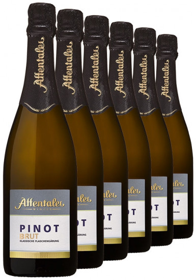 2018 Pinot Sekt b.A brut (6 Flaschen) - Affentaler Winzer