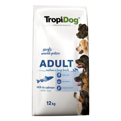 Tropidog Premium Adult Medium & Large Lachs