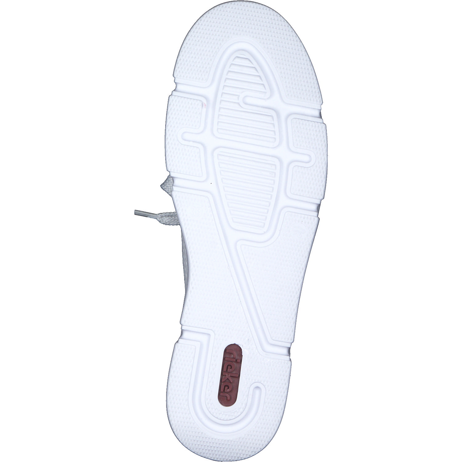 Rieker N5932, Schnürschuhe, Damen, hartweiss/muschel
