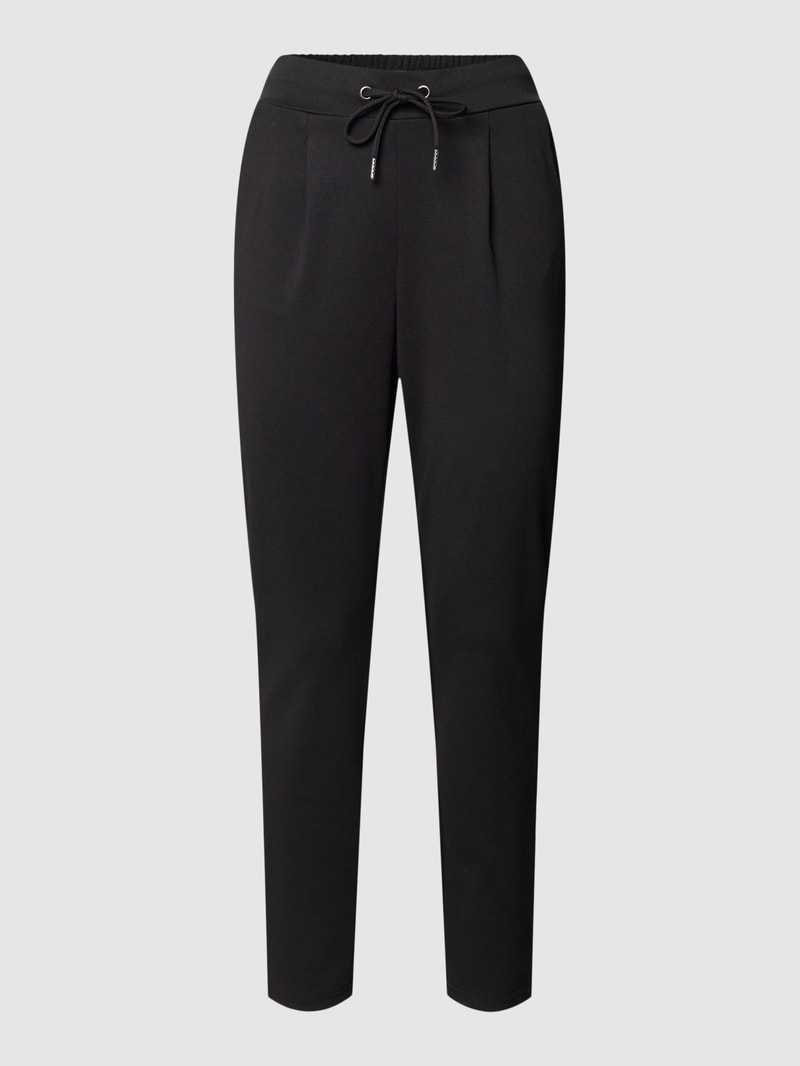 Sweatpants mit Ziernähten Modell 'RIZET' in schwarz