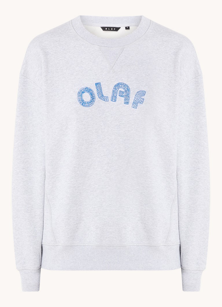 Maglione OLAF Scribble con logo ricamato