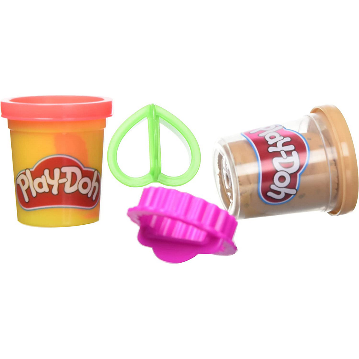 Spielzeug/Basteln & Malen/Modellieren/Knetsets HASBRO E5100EU4 -  Keksdosen Knete + mit Aussstechformen bunt
