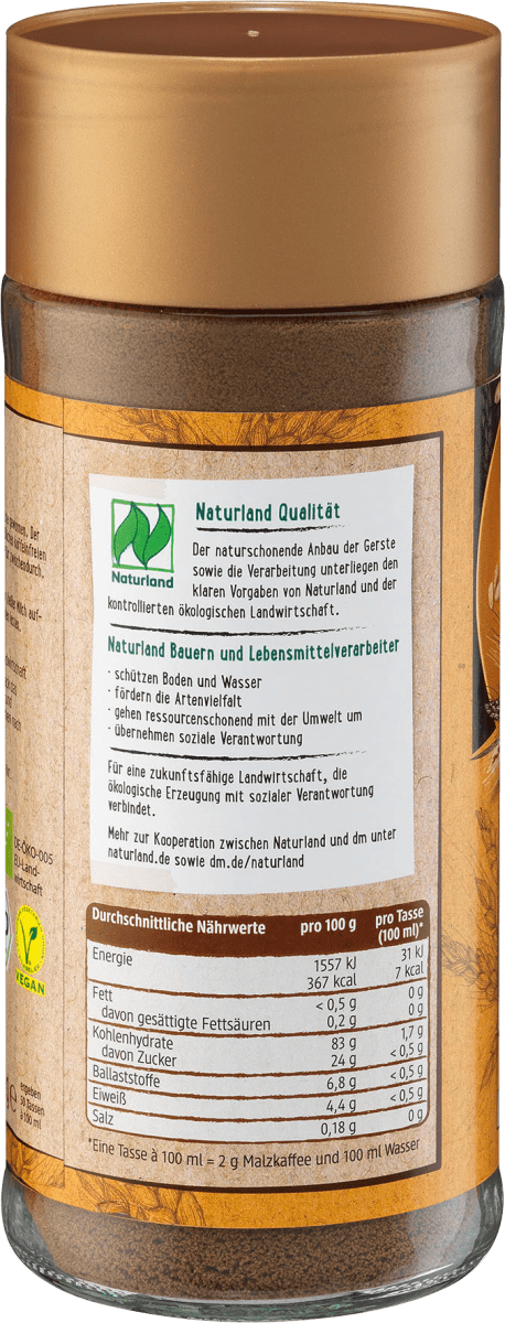 Kaffee, Malzkaffee, löslich, 100 g